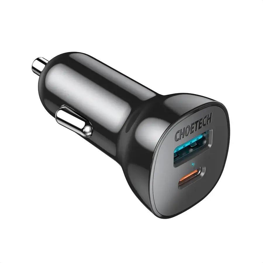 Choetech Dual QC 3.0 + PD20W 38W Car Charger TC0005