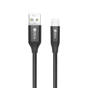 1Hora CAB248 USB-A to USB Micro-B Braided Cable 1m