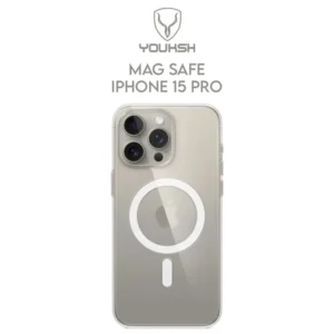 Youksh MagSafe Clear Cover for iPhone 15 Pro