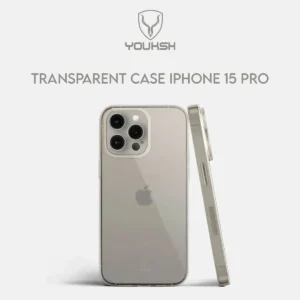 Youksh iPhone 15 Pro Transparent Case