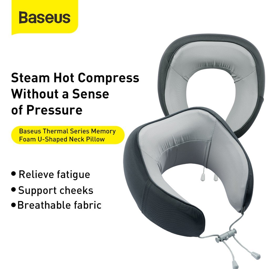 Baseus Thermal Series Memory Foam U- Shaped Neck Pillow