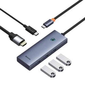 Baseus Flite Series 5-Port Type C HUB (HDMI4K@30Hz*1+USB 3.0*3?