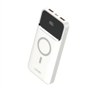 LDNIO PQ12 22.5W Magnetic Wireless 15W Charging 10000mah Powerbank – White