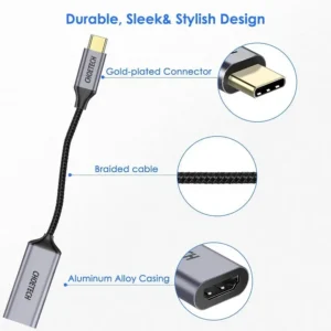 Choetech USB-C to HDMI Braided Cable Adapter HUB-H10