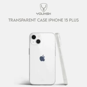 Youksh iPhone 15 Plus Transparent Case