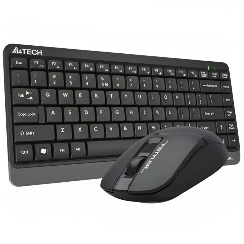 A4Tech Fstyler FG1112s 2.4G Power-Saving Compact Desktop Set | Black