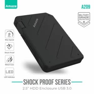 Amaze A209 Shock Proof 2.5? USB 3.0 HDD Case