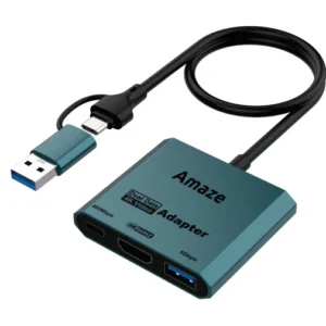 Amaze A315 Type C + USB to 3 in 1 Hub ? Black