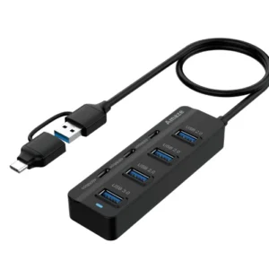Amaze A327 Type C + USB 3.0 7 Port Hub ? Black