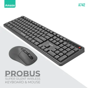 Amaze Probus Super Silent Wireless Keyboard & Mouse Combo – A742