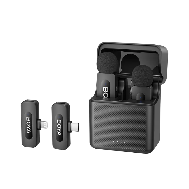 Boya BY-V3-COMBO 2.4 GHz Dual-Channel Wireless Microphone