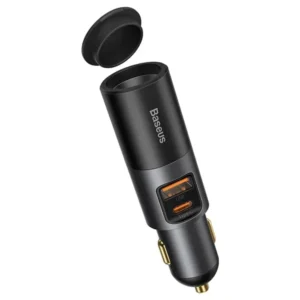 Baseus Share Together Fast Car Charger Cigarette Lighter Expansion Port U+C 120W