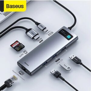 Baseus Metal Gleam Series 8-in-1 Multifunctional Type-C HUB