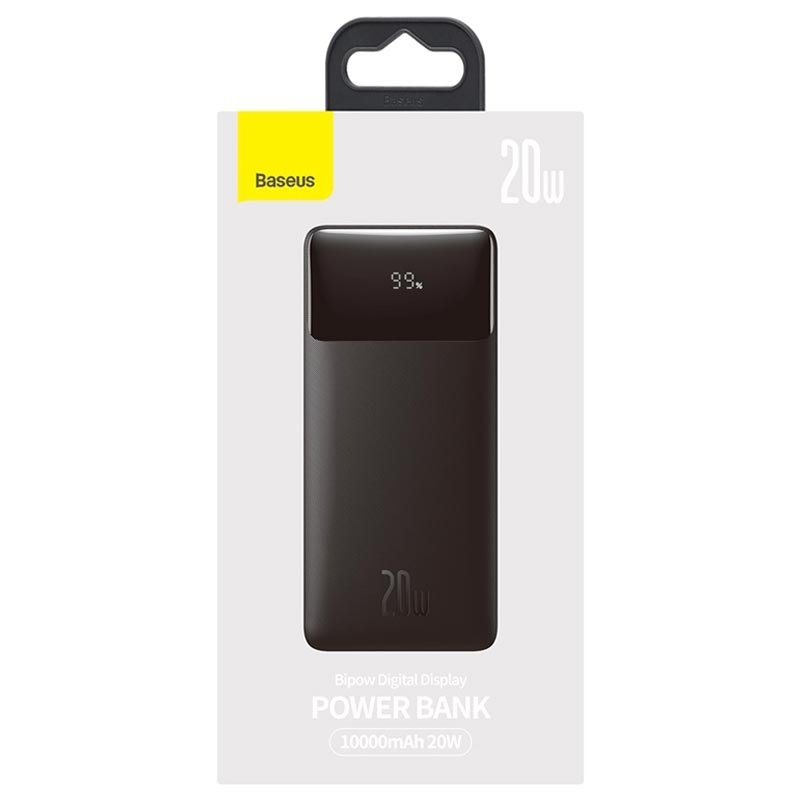 Baseus Bipow Digital Display Power bank 10000mAh 20W – Black
