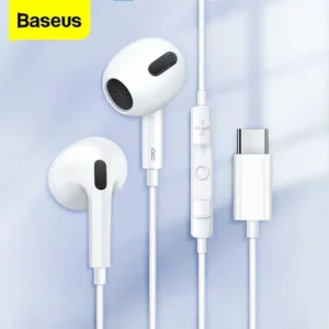 Baseus C17 Wired In Ear Earphones with Mic – Type C