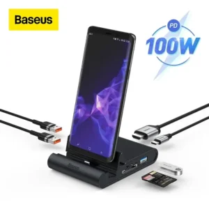 Baseus 100w 7 in 1 Docking Station For Type C Phones