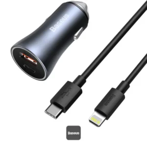 Baseus Golden Contactor Pro Dual Quick Car Charger U+C 40W