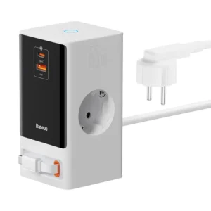 Baseus PowerCombo Digital PowerStrip 2AC+1U+1C+Retractable-C 65W