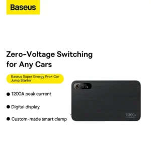 Baseus Super Energy Pro+ 1200A Car Jump Starter – Black
