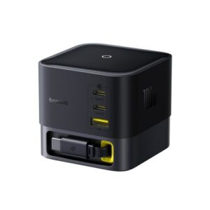 Baseus Super Gan 3C+U 100W Retractable Desktop Charger
