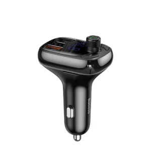 Baseus T Shaped S-13 Car Bluetooth MP3 Player (PPS Fast Charger Edition)