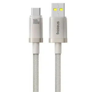 Baseus Titanium Alloy Fast Charging Cable USB-A to USB-C 100W 1m