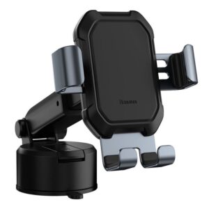 Baseus Tank Gravity Car Mount Holder With Suction Base Tarnish – Black