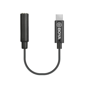 Boya BY-K9 3.5mm TRRS (Female) to Type C (Male) Audio Adapter