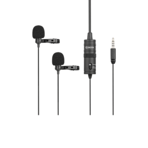 Boya BY-M1DM Dual Omni-directional Lavalier Mic