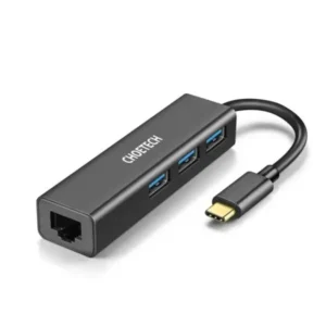 Chotech HUB-U02 USB C Ethernet HUB, Lan Network Aadapter