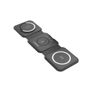 Choetech T588-F 3-in-1 Foldable Fast Wireless Charger for Android, iPhone, AirPods and Apple Watch