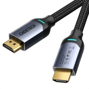 Choetech 8K HDMI to HDMI Nylon Braided Cable 2m ? Black (XHH01)