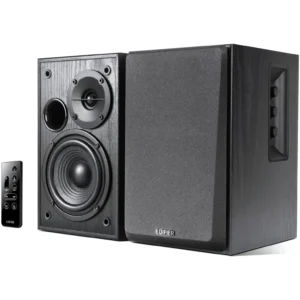 Edifier R1580MB Active 2.0 Bookshelf Speaker Set Black – 1 Year Warranty