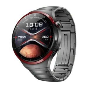 HUAWEI Watch 4 Pro Space Edition Aerospace-Grade Titanium with eSIM Cellular Calling & Upto 21 Days Battery – Grey Titanium