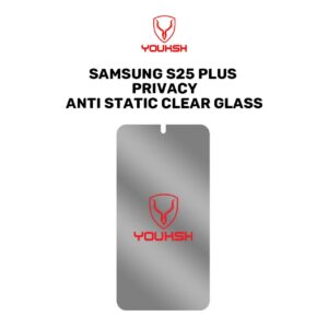 Youksh Samsung Galaxy S25 Plus Privacy Glass Protector