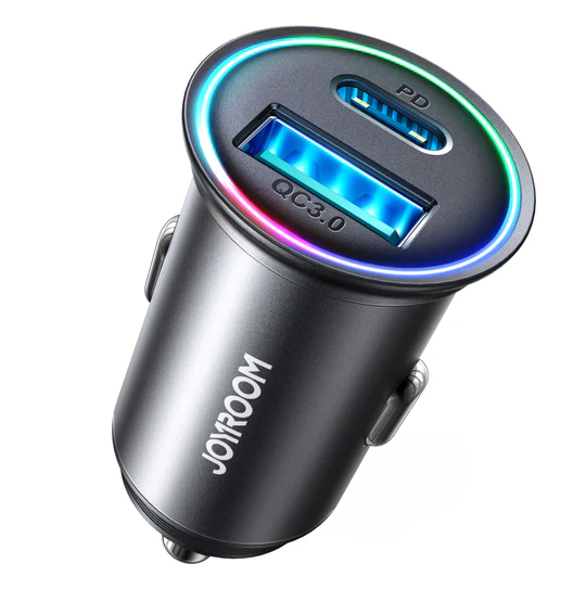 Joyroom JR-CCN04 A+C 60W A+C mini Metal Car Charger