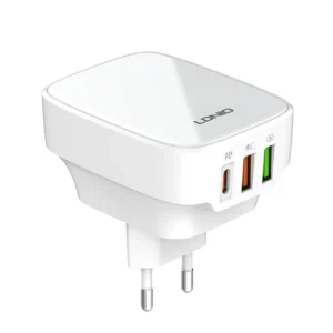 Ldnio 32W 3 USB QC4.0 Super Fast Charger EU Plug – Q334