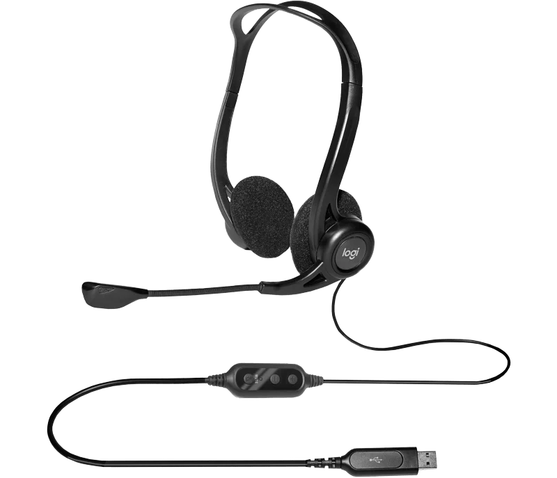 Logitech H370 USB Computer Headset with Noise-Cancelling Mic