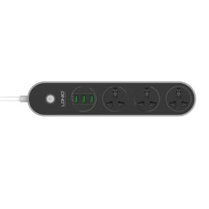 Ldnio SC3301 2in1 Power Strip Charger 3 Sockets And 3 USB Ports