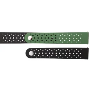 Strap Studio Active Rubber Band (20mm) Black-Green