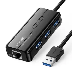 UGREEN USB 3.0 Hub with Gigabit Ethernet – 20265