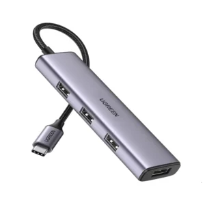UGREEN Aluminum 4 in 1 USB C to USB 3.0 Hub – 20841