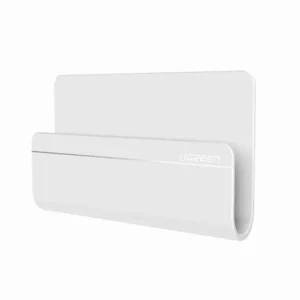 UGREEN 30394 Adhesive Wall Mount Cell Phone Charging Holder – White