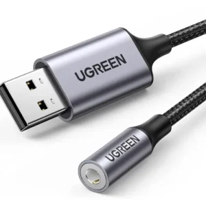 Ugreen USB-A To 3.5mm External Stereo Sound Adapter – 30757