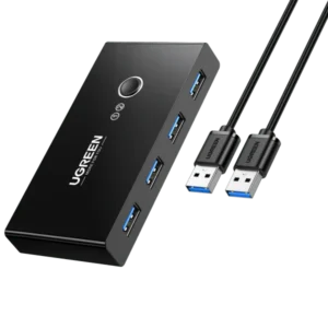 UGREEN USB 3.0 Switch Selector 2 Computers – 30768