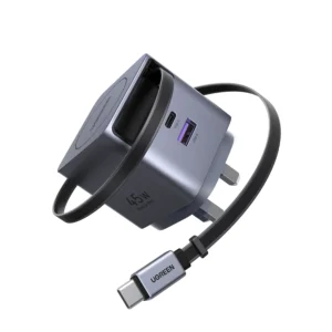 UGREEN 45W Nexode Pro GaN Fast Charger with Retractable Cable X614 – 65823