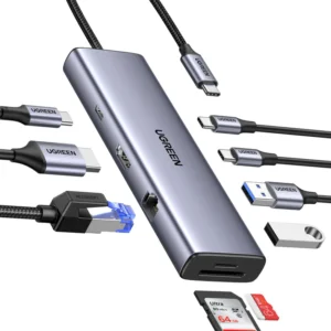 UGREEN Revodok 9 in 1 USB C Hub Gigabit Ethernet Adapter – 15375