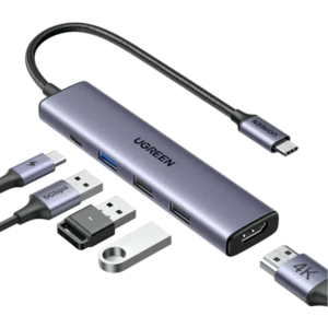 Ugreen USB C Hub 5 in 1 Multiport Adapter – 15495