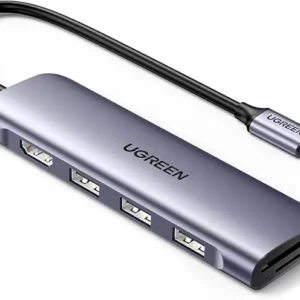 Ugreen USB-C to HDMI Hub Adapter 3x USB-A 3.0 SD/TF – 20956A