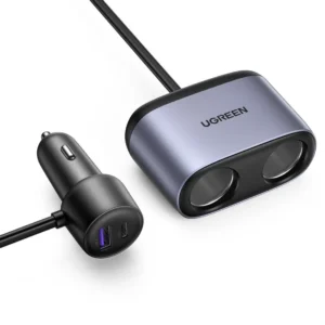 Ugreen PD+QC Dual Expansion Car Charger 1A1C – 30886